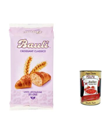 Italian Gourmet E.R. Bauli Cornetti Classici Set of 12 soft croissant tarts (6 x 40 g) 240 g + Italian Gourmet Polpa 400 g