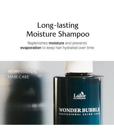 LA DOR Wonder Bubble Shampoo | Volumizing Anti-Frizz Moisture for Dry Hair | 8 Peptides Keratin & Hyaluronic Acid | Paraben-Free | 8.5 Fl Oz | Korean Hair Care - Buy Online on GoSupps.com