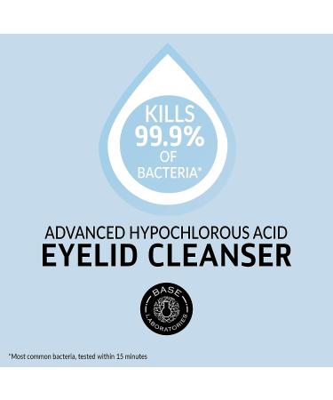 Hypochlorous Acid Eyelid Cleanser Spray 0.02% - Stye & Blepharitis Treatment - 60ml - Buy Online on GoSupps.com