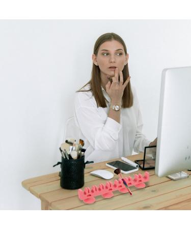 Minkissy 3-Stick Makeup Brush Holder - Elegant Display Rack & Organizer for Air-Drying Brushes - Buy Online on GoSupps.com