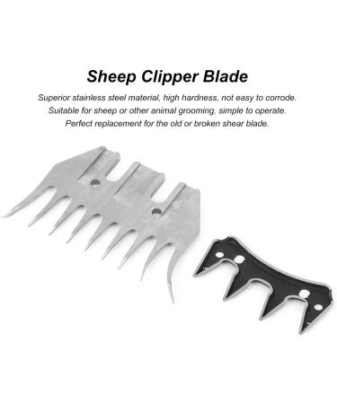 Buy High-Strength Stainless Steel Sheep Shear Knife | 9 Tooth Curved Blade for Goats | Durable Replacement Tool - Buy Online on GoSupps.com