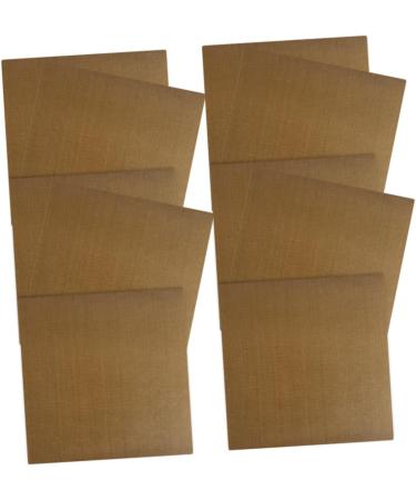 FOMIYES 100 Pcs Perm Iron Heat Insulation Patch Stickers Curling Iron Sticker High Temperature Sticker 10.00X10.00X0.10CMx5pcs As Shownx5pcs - Buy Online on GoSupps.com