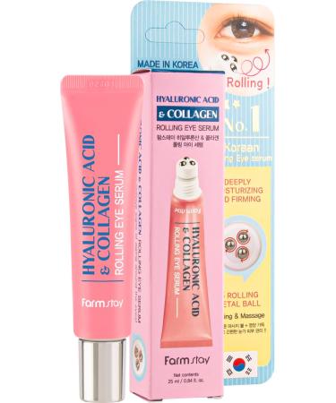 Farm Stay Hyaluronic Acid & Collagen Rolling Eye Serum