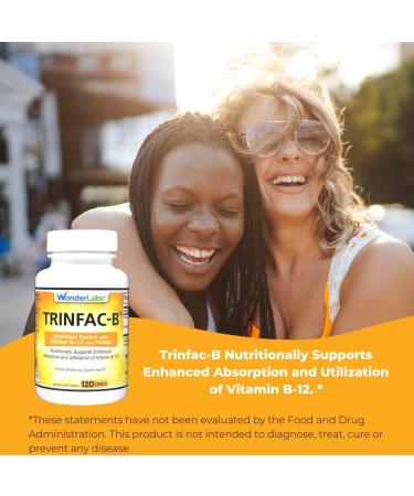 Intrinsic Factor with Folic Acid and Vitamin B-12 1000mcg - 120 Capsules by Wonder Laboratories - Buy Online on GoSupps.com