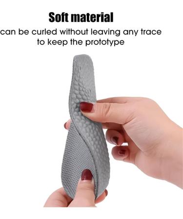 Orthopedic Height Increase Insoles for Men & Women - High Pads 2.0 with Arch Support - 1.5cm/0.6in Grey - Buy Online on GoSupps.com