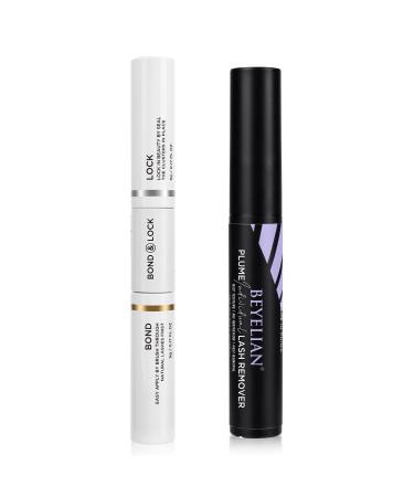 BEYELIAN Lash Bond and Seal Lash Remover Kit for Individual Cluster Lashes DIY Eyelash Extensions