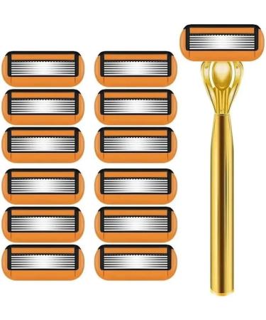 Coserori 6-Layer Classic Razor Set | Stainless Steel Manual Safety Razor | Reusable Blade with Non-Slip Silicone Grip | Ideal for Smooth Shaving - Buy Online on GoSupps.com