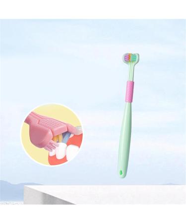Three-Page Sensory Toothbrush for Children - Soft Bristles Travel-Friendly Full Gum Care (Blue) - Buy Online on GoSupps.com
