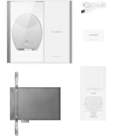 FOREO LUNA Face Exfoliator Brush and Silicone Cleansing Device for Combination Skin with 2 Year Warranty & 10 Year Quality Guarantee Ultra-sensitive Skin - Buy Online on GoSupps.com