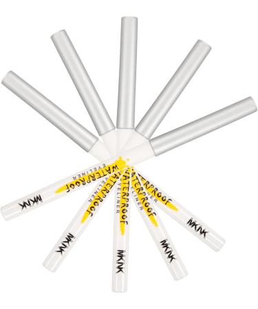 Healeved 20 Pcs White Lying Silkworm Pen Pencil Eyeshadow Stick White Eye Pencil Eye Shadow Pen Abs - Buy Online on GoSupps.com