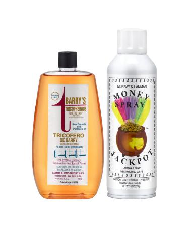 Lenman & Kemp Barry's Tricopherous (With Oil) 8oz + Money & Jackpot Spray 8oz