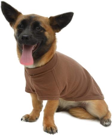 Lovelonglong Pet Clothing Dog Costumes Dachshund Clothes Blank T-Shirt Tee Shirts for Dachshund Dogs Corgi 100% Cotton Coffee D-XL D-XL (for Dachshund -30lbs) Coffee - Buy Online on GoSupps.com