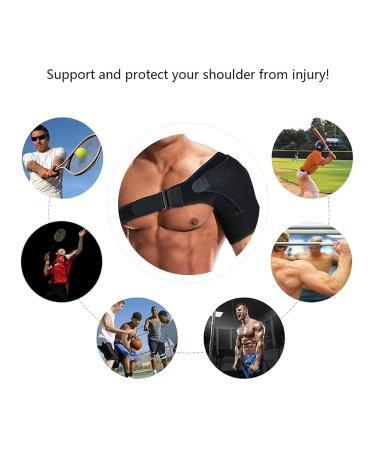 Anaconda Shoulder Brace Compression Shoulder Brace for Rotator Cuff Adjustable Shoulder Support Bracket for Torn Experience Enhanced Comfort and Stability (2Pcs) - Buy Online on GoSupps.com