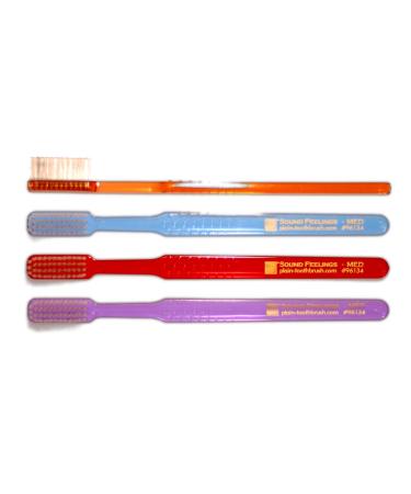 Sound Feelings Toothbrush - Basic, Medium, 4-Pack, Adult