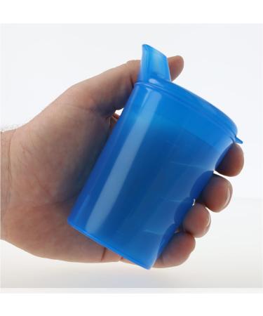 Horn Medical 3 Sack 250ml Beak Cup Set - Adult Drinking Aid with Two Lids (Large & Small) - Color Selectable (Blue) - Buy Online on GoSupps.com