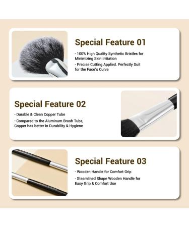 Detail Eye Defining Brush | Premium Synthetic Bristles for Flawless Korean Eye Makeup | Professional Makeup Brush for International Shipping - Buy Online on GoSupps.com
