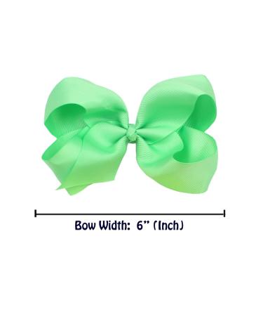 40 Pack Hair Bows Clips - Grosgrain Ribbon Hair Bows for Girls & Toddlers - 20 Colors, 6 Inch Alligator Clips - Buy Online on GoSupps.com