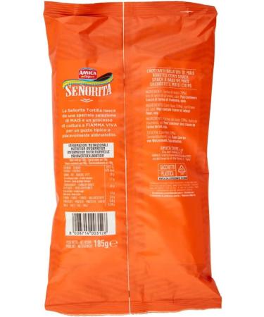 Amica Chips Se orita Tortilla Tonda Savory Corn Snacks 185g Pack of 15 - Buy Online on GoSupps.com