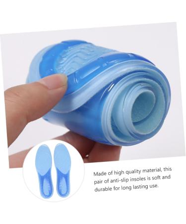 FOMIYES Anti-Slip Feet Cushion Pads - Breathable Gel Insoles for Sports - Thick Blue Insole - 28x8.5cm - International Shipping Available - Buy Online on GoSupps.com