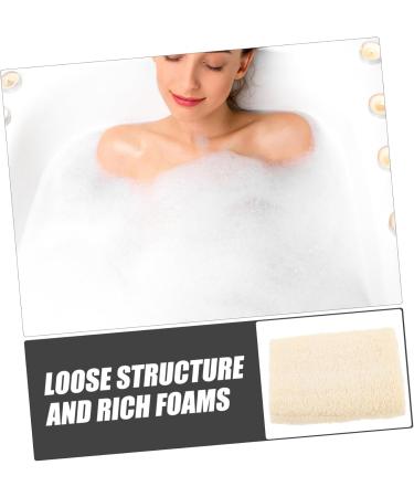 Loofah Back Brush Head - Exfoliating Bath Scrubber & Towel for Body Cleaning - Travel-Friendly Loofah for Effective Bathing - Buy Online on GoSupps.com