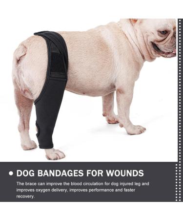 ORFOFE Puppy Knee Leg Supplies Dog Leg Braces for Hindleg Dog Leg Cover Knee for Dogs Dog Knee Cover Dog Injured Knee Dog Foreleg Brace Dog Leg Knee S As Shown - Buy Online on GoSupps.com