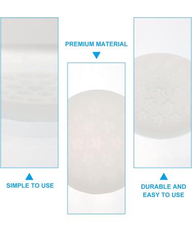 Zerodeko 12 Pcs DIY Silicone Mold Creative Cookie Mold DIY Baking Moulds Hand Mold Chocolate Silicone Molds Mini Chocolate Soap Candle Molds Bakeware Mold Silica Gel Simple Cake Mold White 8X8X1.5CMx6pcs Whitex6pcs - Buy Online on GoSupps.com