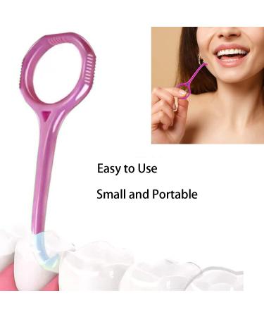 Portable Orthodontic Toothbrush Kit for Braces - Interdental Brush, Dental Wax, Floss, Aligner Removal Tool - Purple - Buy Online on GoSupps.com