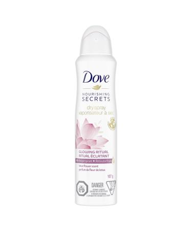 Dove Nourishing Secrets Antiperspirant Dry Spray Lotus Flower Scent antibacterial odour protection 107 g