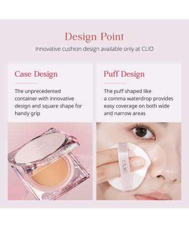 CLIO Kill Cover Mesh Glow Cushion 03 Linen - 0.52 Fl Oz (Pack of 1) - Buy Online on GoSupps.com
