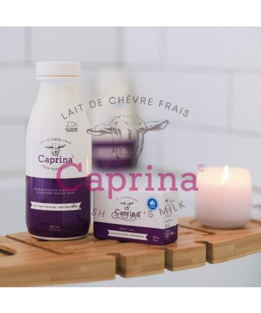 Caprina Fresh Goat's Milk Body Wash with Shea Butter - 16.9 fl oz (500 ml) | Nourishing & Moisturizing - Buy Online on GoSupps.com