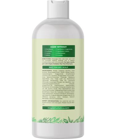 Tea Tree Oil Conditioner for Dry/Oily Hair - Sulfate-Free & Cleansing - Dry Scalp Care - 8 Fl Oz - Buy Online on GoSupps.com