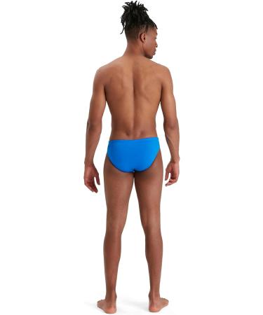 Speedo Men's Essential Eco Endurance+ 7cm Brief 8 Blue - Eco-Friendly Swimwear for Competitive Swim & Training - Buy Online on GoSupps.com