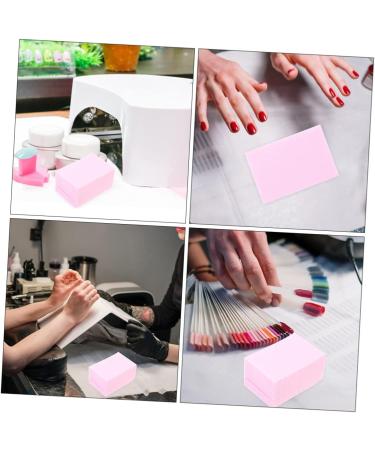 WOFASHPURET 3 Nail Remover Cotton Eyelashes with Glue Clean Pink Nail Towel Natural Cotton Fiber - Buy Online on GoSupps.com