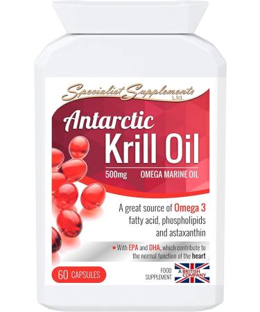 Specialist Supplements Antarctic Krill Oil 60 Gel Capsules