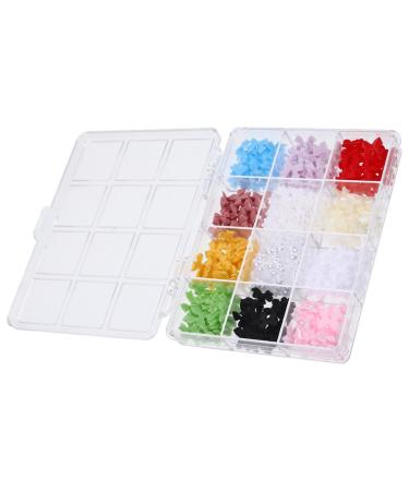 FRCOLOR 1 Box Nail Art Accessories Done Varnish Nail Jewellery Nail Art Pendant for Women Nail Pendant for Acrylic Nails Nail Pendant Small Manicure Box Tie 3D Resin 1.10X1.00X0.30CM As Shown