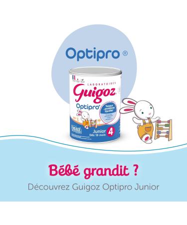 Guigoz OPTIPRO 3 Growth Milk Powder 1-3 Years - Box of 830 g - Buy Online on GoSupps.com