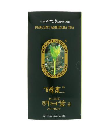 Percent Ashitaba Tea 40 Tea Bags 3.5 oz