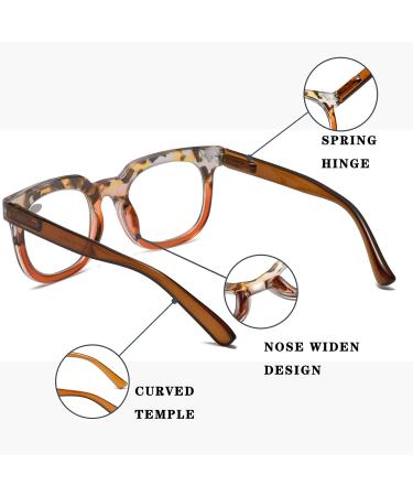 Viseng Women's Showbiz Square Blue Light Blocking Reading Glasses - Stylish 3 Pack (+2.0 Diopters) for Ultimate Eye Protection - Buy Online on GoSupps.com