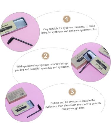 DOITOOL Brow Styling Cream 3 Sets Eyebrow Soap Brow Shaping Soap Natural Soaps Gel Makeup Accessory Cosmetics Colorless Woman 1 count (Pack of 1) Assorted Colorx3pcs - Buy Online on GoSupps.com