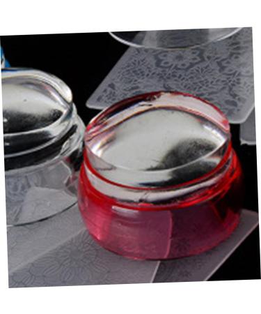 FRCOLOR 2 Set Manicure Kit Nail Stamping Plate Nail Art Stamping Tool Nail Tools Nail Art Stamper Nail Stamper Manicure Tools Transparent Nail Polish Mold Kit Nail Set Tricolor - Buy Online on GoSupps.com