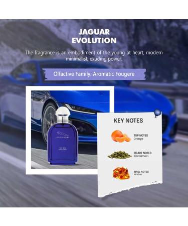 Jaguar Evolution Eau de Toilette Spray for Men 3.4 Ounce - Buy Online on GoSupps.com