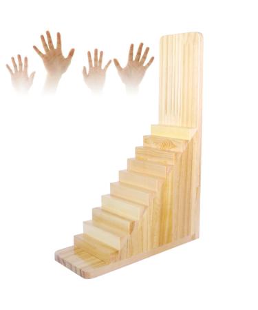 Wood Finger Flexibility Functional Trainer Finger Ladder Rehabilitation Training Device Finger Joint Exercise Equipment for Physiotherapy Surgery Arthritis