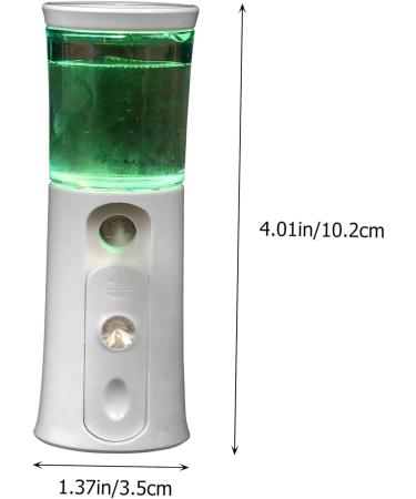 Beatifufu 1 Set Hydrating Instrument Mist Sprayer Hand Held Sprayer Face Steamer for Facial Portable Abs White 12X4.5X4.3cm - Buy Online on GoSupps.com