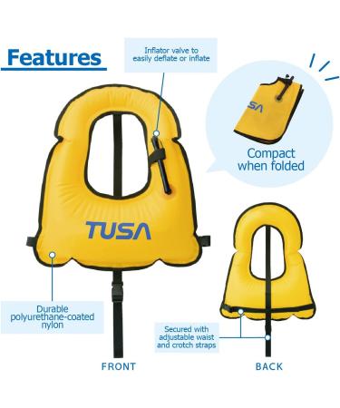 TUSA Sport Snorkeling Vest - Adult | High-Quality Snorkel Safety Gear - Buy Online on GoSupps.com