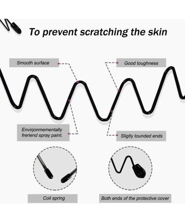 10 Pieces Hair Ties for Men & Women | Metal Hair Ropes Zigzag Bands & Black Wave Headbands for Outdoor Sports - Buy Online on GoSupps.com