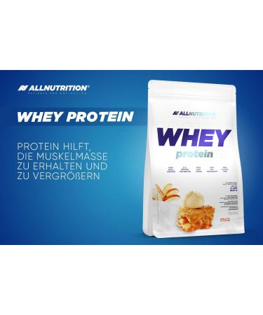 ALLNUTRITION Whey Protein 908g Pack of 1 Whey Protein Powder Muscle Building with Branched Amino Acids BCAA (Apple Pie) - Buy Online on GoSupps.com