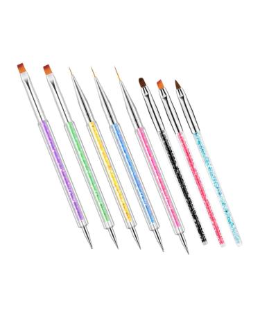 Beavorty 4 Sets Nail Pen dotting pen household tools nail art liner brush nail tech accessories nail painting tools nail tool Professional Dotting Tools 3d abs manicure painting pen