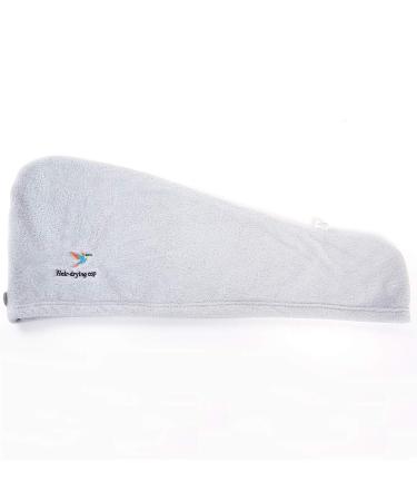 Ultra-Absorbent N-A Wrapped Hair Cap - Fast Drying Microfiber Towel for Curly & Thick Hair - Light Blue for Women - Buy Online on GoSupps.com