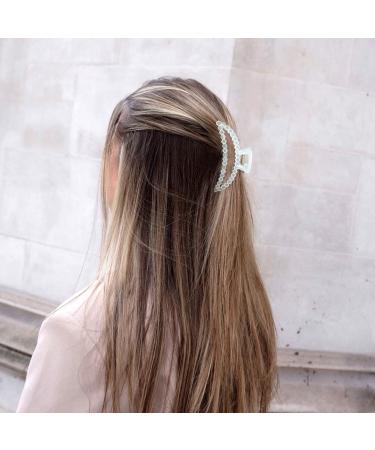 Matte Clear Nonslip Hair Claw Clips for Thick Hair - Strong Hold Hair Clamps (3 Pack) - Buy Online on GoSupps.com