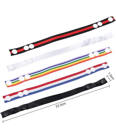 Adjustable Mask Hook with Anti-Slip Silicone Ear Strap - Red and White - Buy Online on GoSupps.com